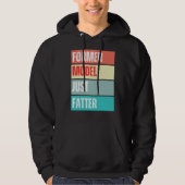 Ehemaliges Modell fatter Funny Quote Hoodie (Vorderseite)