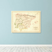 Ehemaliges Spanien Leinwanddruck (Insitu (Holzboden))