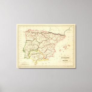 Ehemaliges Spanien Leinwanddruck