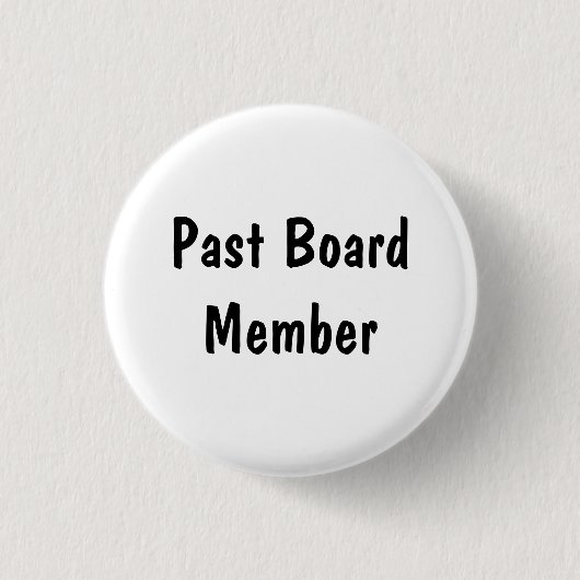 Ehemaliges Vorstandsmitglied Button (Vorderseite)
