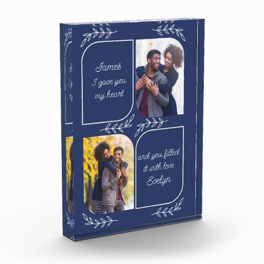 Ehemann 2 Vertikales Foto Liebende Worte Personali (Links)