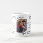 Ehemann 3 Vertikales Foto Loving Worte Botanisch Kaffeetasse (Mittel)
