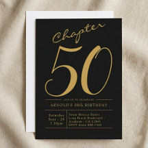 Ehemann 50. Geburtstag 50 Jahre Schwarz-Gold-Party