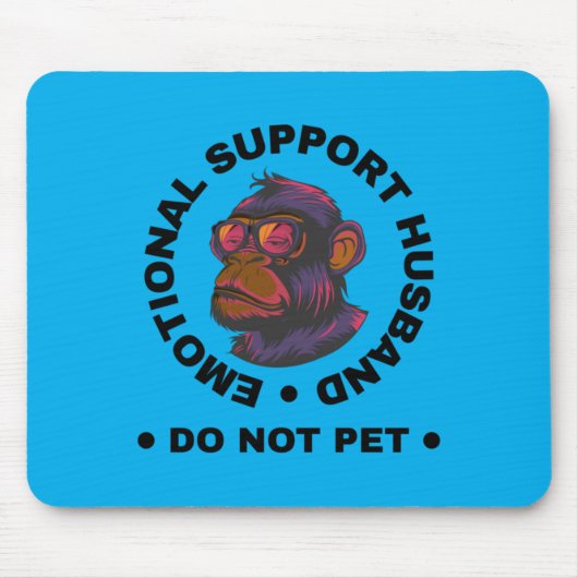 Ehemann als emotionale Unterstützung für Männer - Mousepad (Vorne)