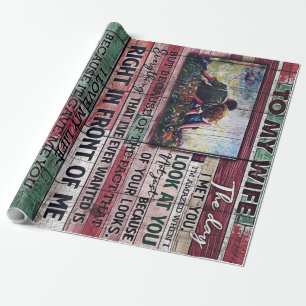 Ehemann auf meine Ehefrau Liebe Quotes-Geschenk Geschenkpapier