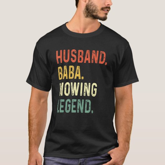 Ehemann Baba Mäh-Legende Vintage T-Shirt (Vorderseite)