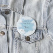 "Ehemann besser spät als nie" Lustiger individuell Button (Beispiel)