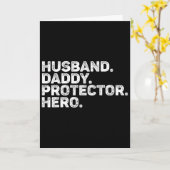 Ehemann Daddy Beschützer Held Lustiger Vater Vater Karte (Gelbe Blume)