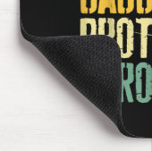 Ehemann Daddy Beschützer Held Vater Design Mousepad (Ecke)