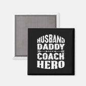 Ehemann Daddy Coach Held Trainer Fußballtrainer Su Magnet (Vorderseite/Rückseite)