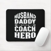 Ehemann Daddy Coach Held Trainer Fußballtrainer Su Mousepad (Mit Mouse)
