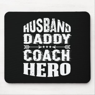 Ehemann Daddy Coach Held Trainer Fußballtrainer Su Mousepad