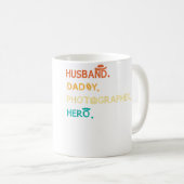 Ehemann Daddy Fotograf Held Retro Vintage Foto Kaffeetasse (VorderseiteRechts)