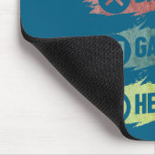 Ehemann Daddy Gamer Held Gaming-Design Mousepad (Ecke)