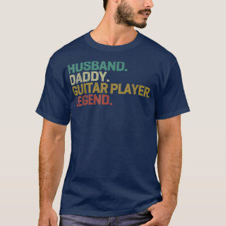 Ehemann Daddy Gitarrespieler Legende Vintage Väter T-Shirt
