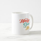 Ehemann, Daddy, Held Kaffeetasse (VorderseiteRechts)
