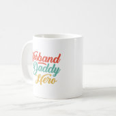 Ehemann, Daddy, Held Kaffeetasse (Vorderseite Links)