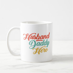 Ehemann, Daddy, Held Kaffeetasse