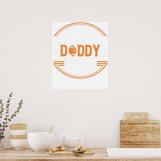 Ehemann Daddy Held Poster (Küche)