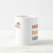 Ehemann Daddy Held Vintage Retro Kaffeetasse (Mittel)