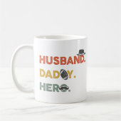 Ehemann Daddy Held Vintage Retro Kaffeetasse (Links)