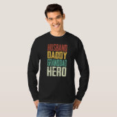 Ehemann Daddy Opa Held Stolz Opa Väter T-Shirt (Vorne ganz)