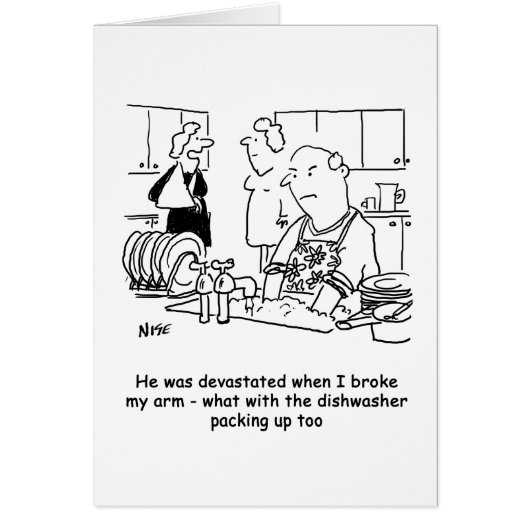 Ehemann, der die Geschirr wäscht (Vorne)