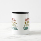 Ehemann der Mann Mythos Legende Tasse (Zentrum)