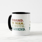 Ehemann der Mann Mythos Legende Tasse (Vorderseite Links)