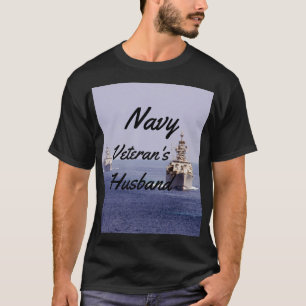 Ehemann der Marine Veteran T-Shirt