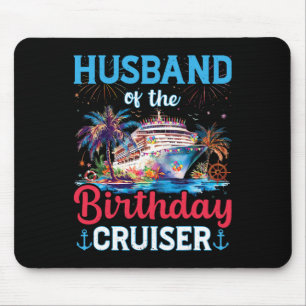 Ehemann des Geburtstags Cruiser Funny Cruise Gebur Mousepad