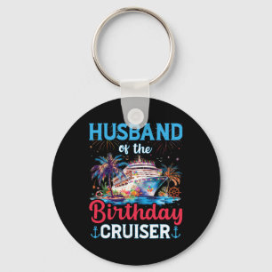 Ehemann des Geburtstags Cruiser Funny Cruise Gebur Schlüsselanhänger