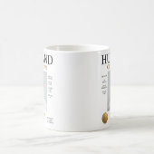 Ehemann des Jahres Foto Kaffeetasse (Mittel)