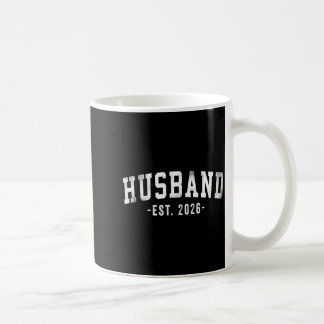Ehemann des Mannes Est 2026 Verheiratet Flitterwoc Kaffeetasse