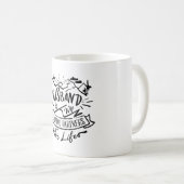 Ehemann & Ehefrau Camping Partner für das Leben Kaffeetasse (VorderseiteRechts)