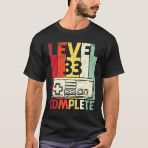 Ehemann Ehefrau Gamer Heiraten Jubiläum Level 33 J T-Shirt