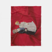 Ehemann & Ehefrau (Hochzeitstag, Ehe) Fleecedecke (Vorderseite)