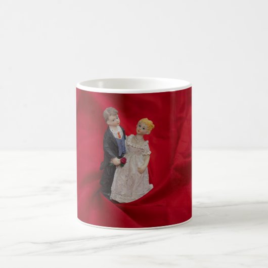 Ehemann & Ehefrau (Hochzeitstag, Ehe) Kaffeetasse (Mittel)