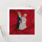 Ehemann & Ehefrau (Hochzeitstag, Ehe) Karte (Vorderseite/Rückseite Beispiel)