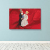 Ehemann & Ehefrau (Hochzeitstag, Ehe) Leinwanddruck (Insitu (Holzboden))