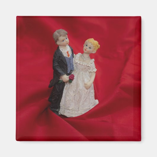 Ehemann & Ehefrau (Hochzeitstag, Ehe) Magnet (Vorne)