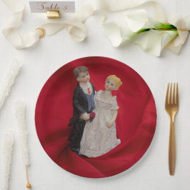 Ehemann & Ehefrau (Hochzeitstag, Ehe) Pappteller