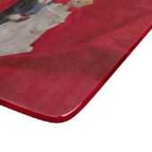 Ehemann & Ehefrau (Hochzeitstag, Ehe) Schneidebrett (Ecke)