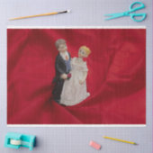 Ehemann & Ehefrau (Hochzeitstag, Ehe) Seidenpapier (Basteln)