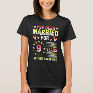 Ehemann Ehefrau ich bin seit 9 Jahren Verheiratet T-Shirt