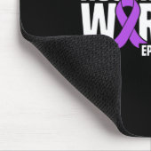 Ehemann einer Lila Ribbon Epilepsy Awaren Mousepad (Ecke)