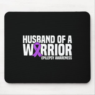 Ehemann einer Lila Ribbon Epilepsy Awaren Mousepad