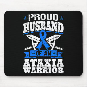 Ehemann eines Ataxia Warrior Awareness Ribbon Dyst Mousepad