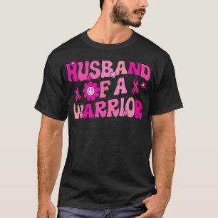 Ehemann eines rosa-rosa-braunen Brustkrebs-Aufstan T-Shirt