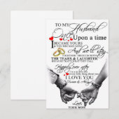 Ehemann einmal RSVP karte (Vorne/Hinten)